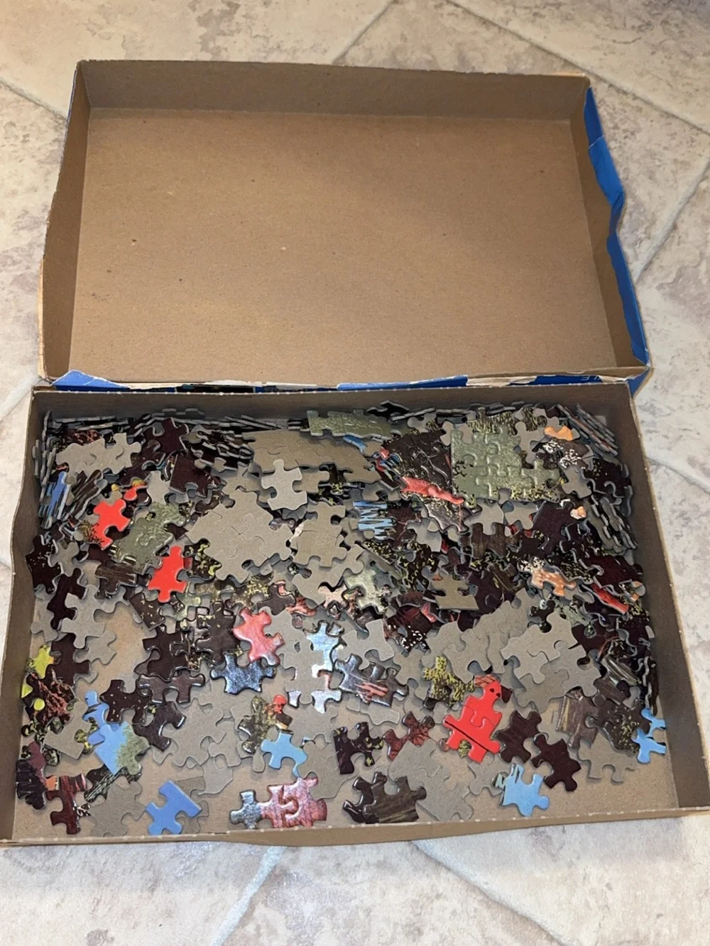 VTG Vintage 1975 Milton Bradley Jigsaw Puzzle “Good Old Days – Watch Out”